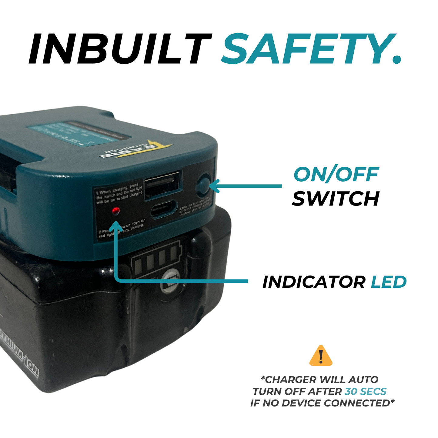 TRADIE CHARGER - BLUE
