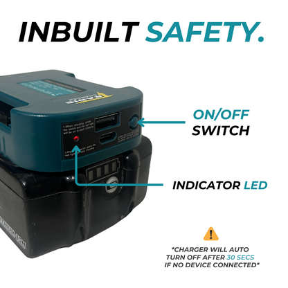 TRADIE CHARGER - BLUE