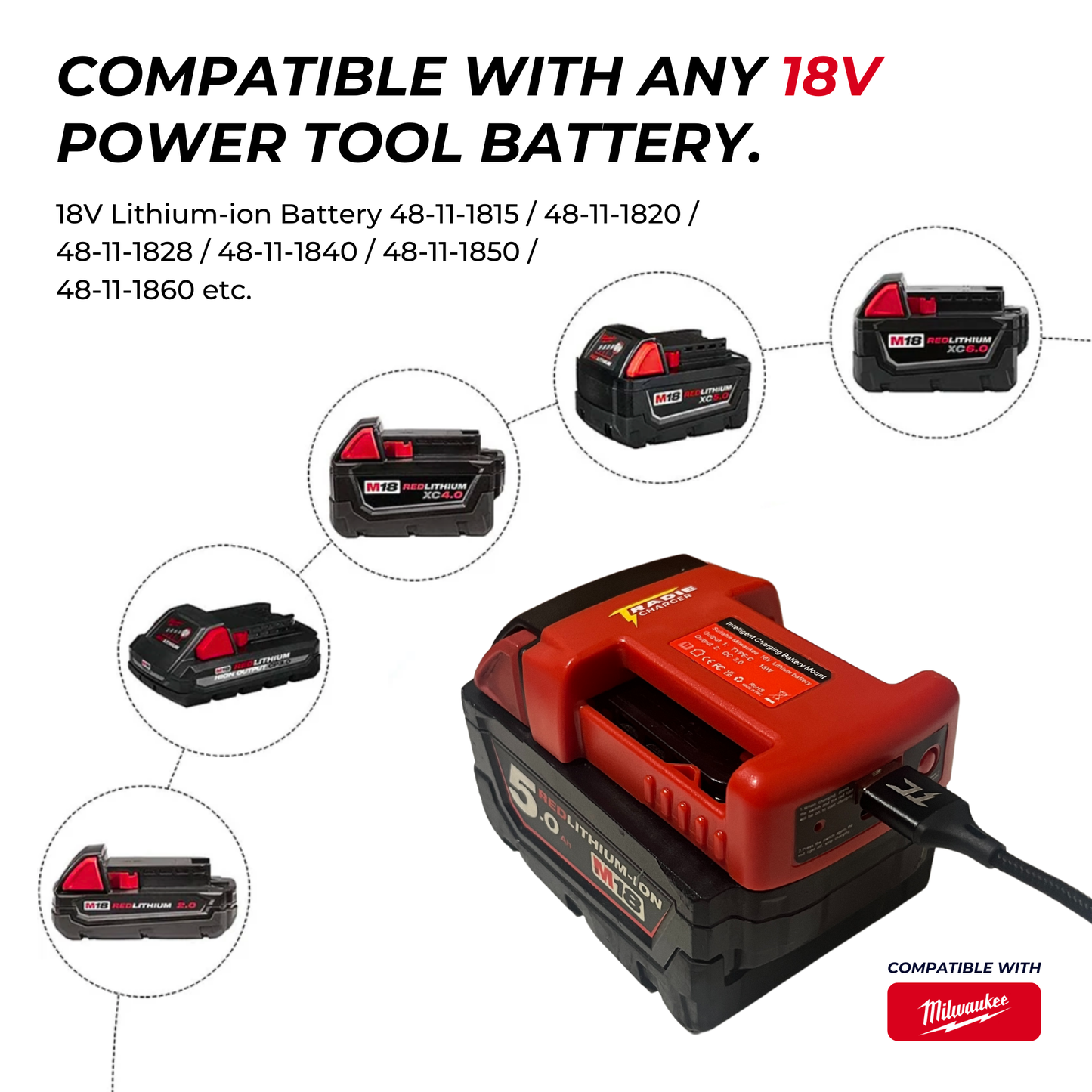 TRADIE CHARGER - RED