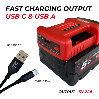 TRADIE CHARGER - RED